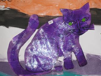 Le Chat violet