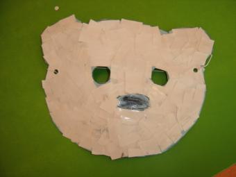 Masque d'ours polaire (TPS - PS - MS)