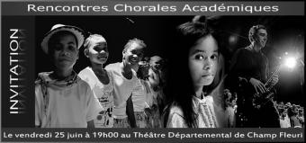 Invitation pour les rencontres chorales académiques du primaire de juin 2010
