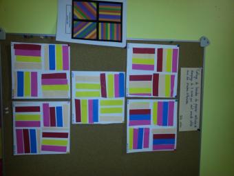 Color bands in four directions de Sol Hewitt chez les Petits
