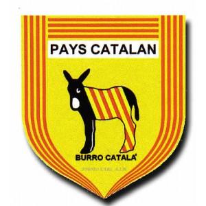 autocollant burro pays catalan