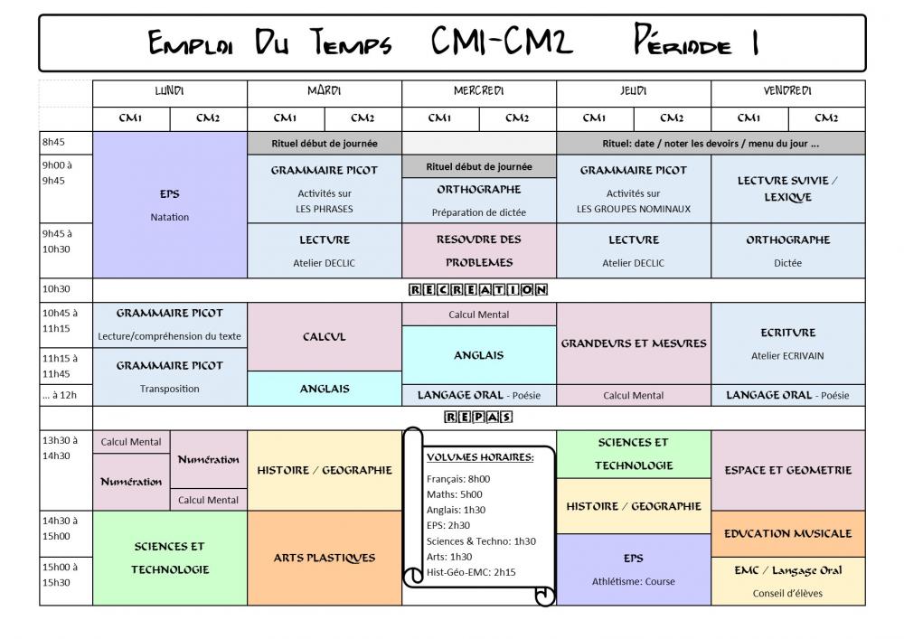 Emploi du temps 2016-2017 Période 1 - CM1-CM2.jpg