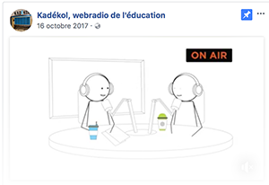 Kadékol : webradio de l'Education