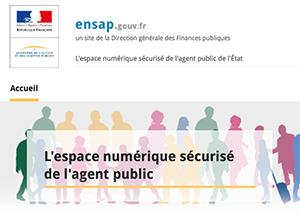 L'espace numérique sécurisé de l'agent public : ensap.gouv.fr