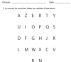 Fiche évaluation alphabet, comptine et chiffres