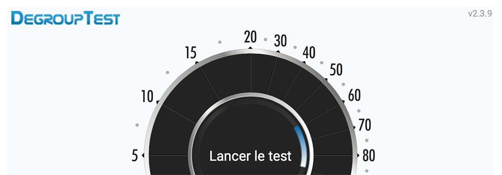 Testez votre débit internet