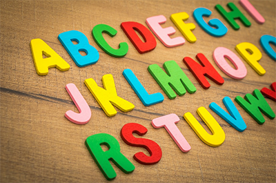 Connaître les lettres de l'alphabet