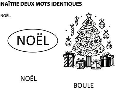 Entourer le mot NOËL