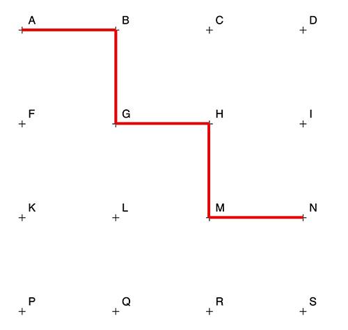 [Mathématiques] Tracer un chemin en angles droits