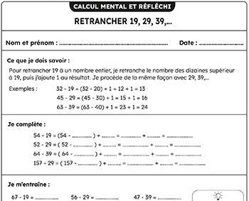 Plus d’informations sur « Retrancher 19, 29, 39,... »