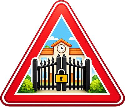 La fermeture du portail d’une école : une obligation de sécurité qui suppose des moyens adaptés